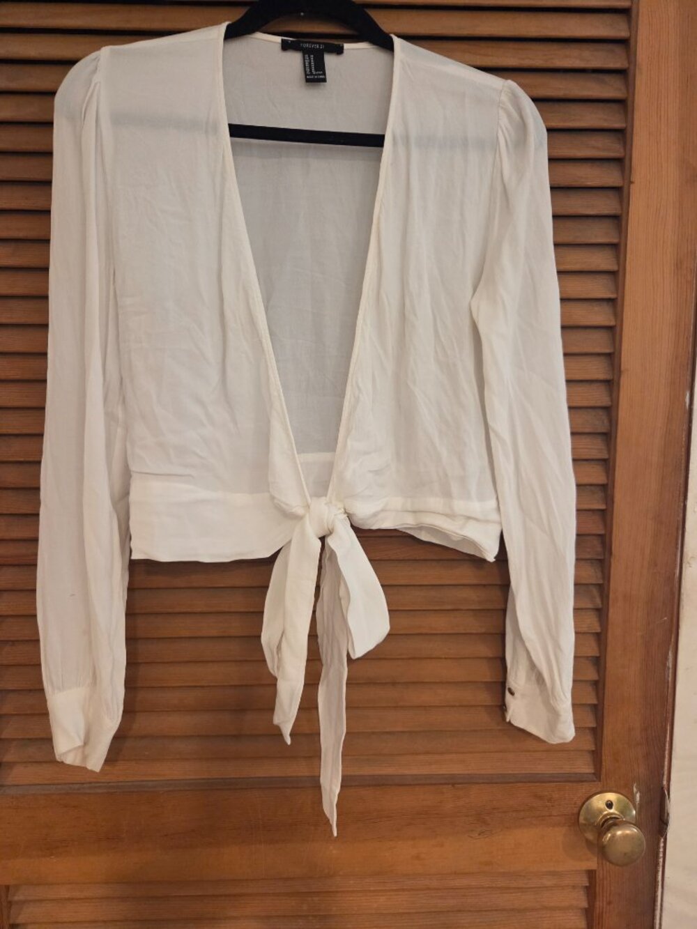 Wrap blouse